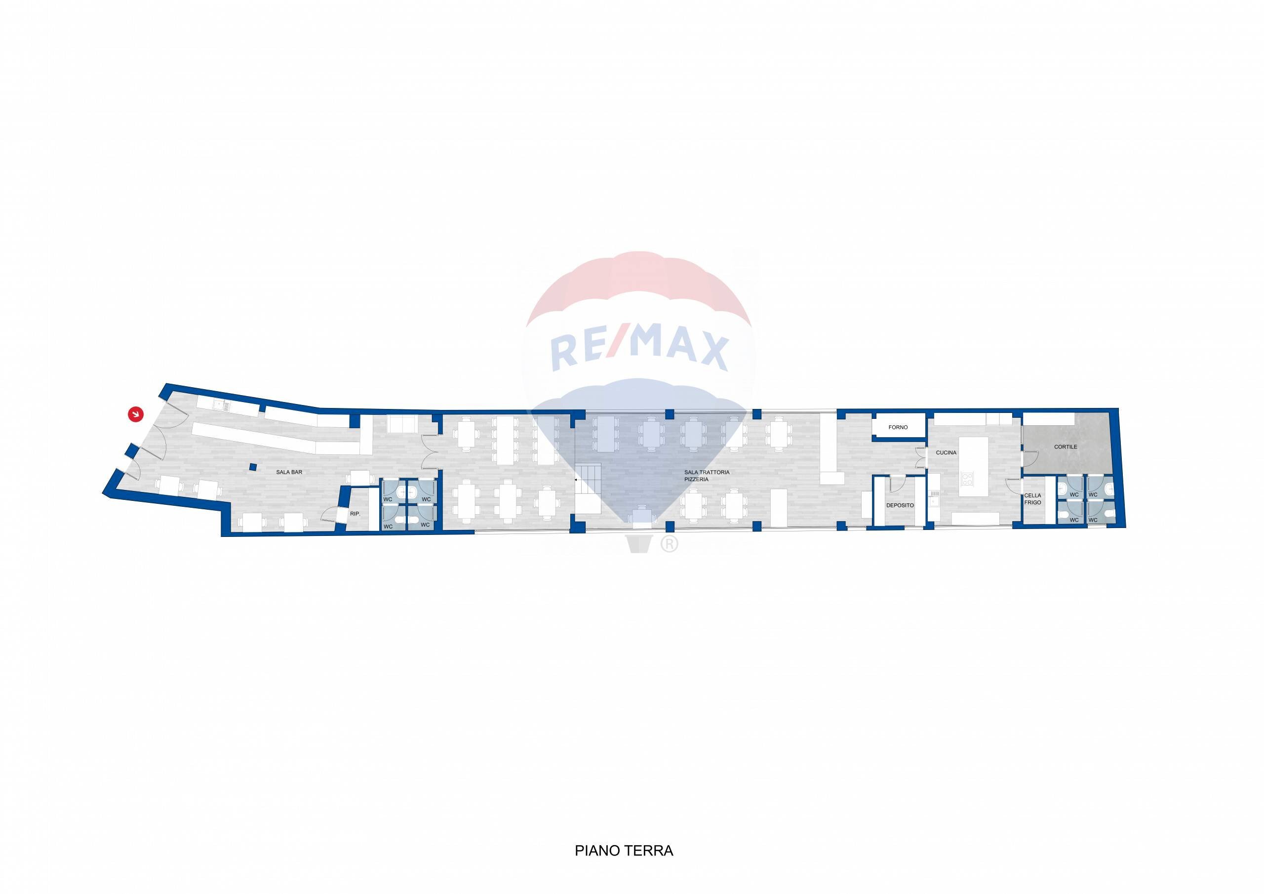 Pianta 2D - Locale Commerciale Via Efisio Marini
 
26, Ittiri - planimetria 1