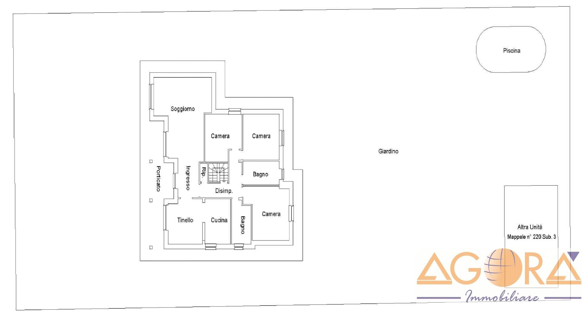 Foto 40 - Villa Strada Privata Renato Campora, Tortona - planimetria 1