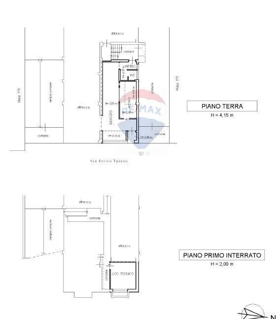 Pianta 2D - Bar Tavola Calda - Fredda VIA ENRICO TAZZOLI
 
7, Monza - planimetria 1