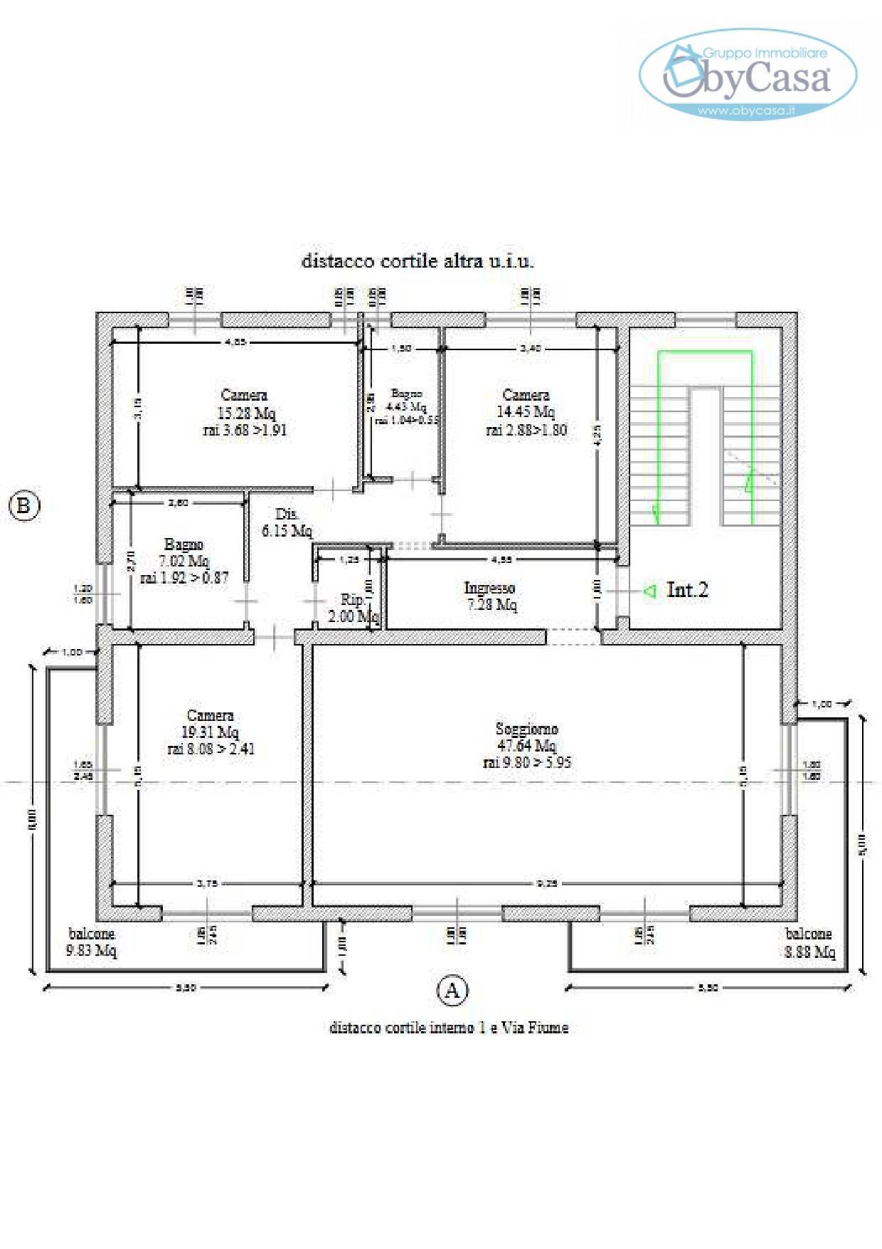 Foto 39 - Quadrilocale Via Fiume
 
42, Ladispoli - planimetria 1