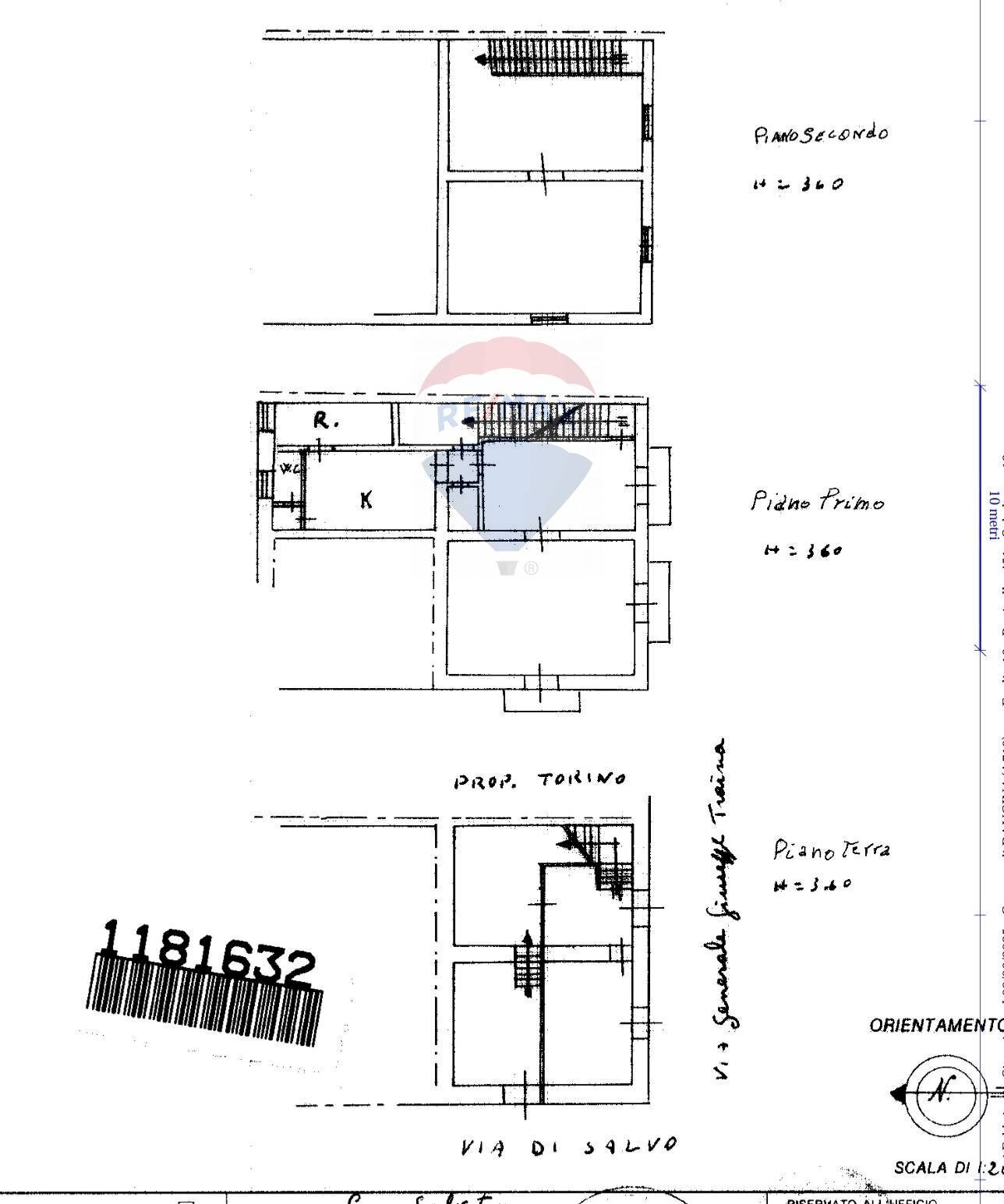 Pianta 2D - Casa indipendente via generale traina
 
12, Baucina - planimetria 1