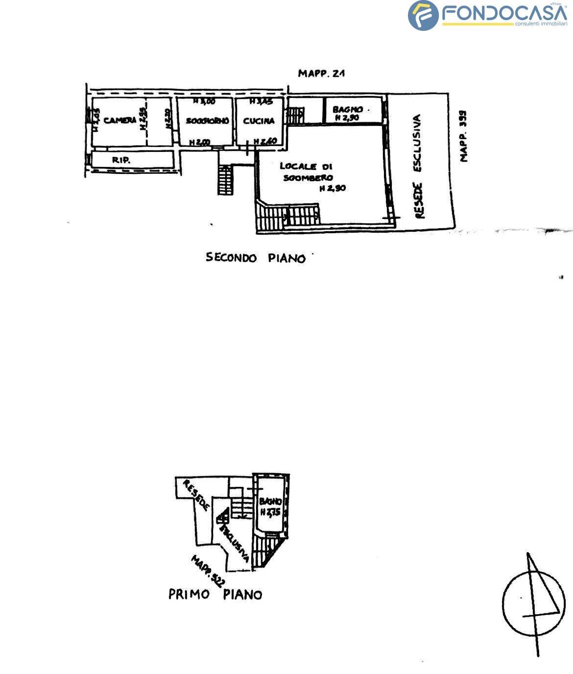 Foto 37 - Three-room apartment via marconi, Seravezza - floor plans 1