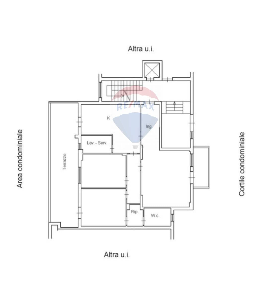 Pianta 2D - Apartment VIA ALTOFONTE
 
71, Palermo - floor plans 1