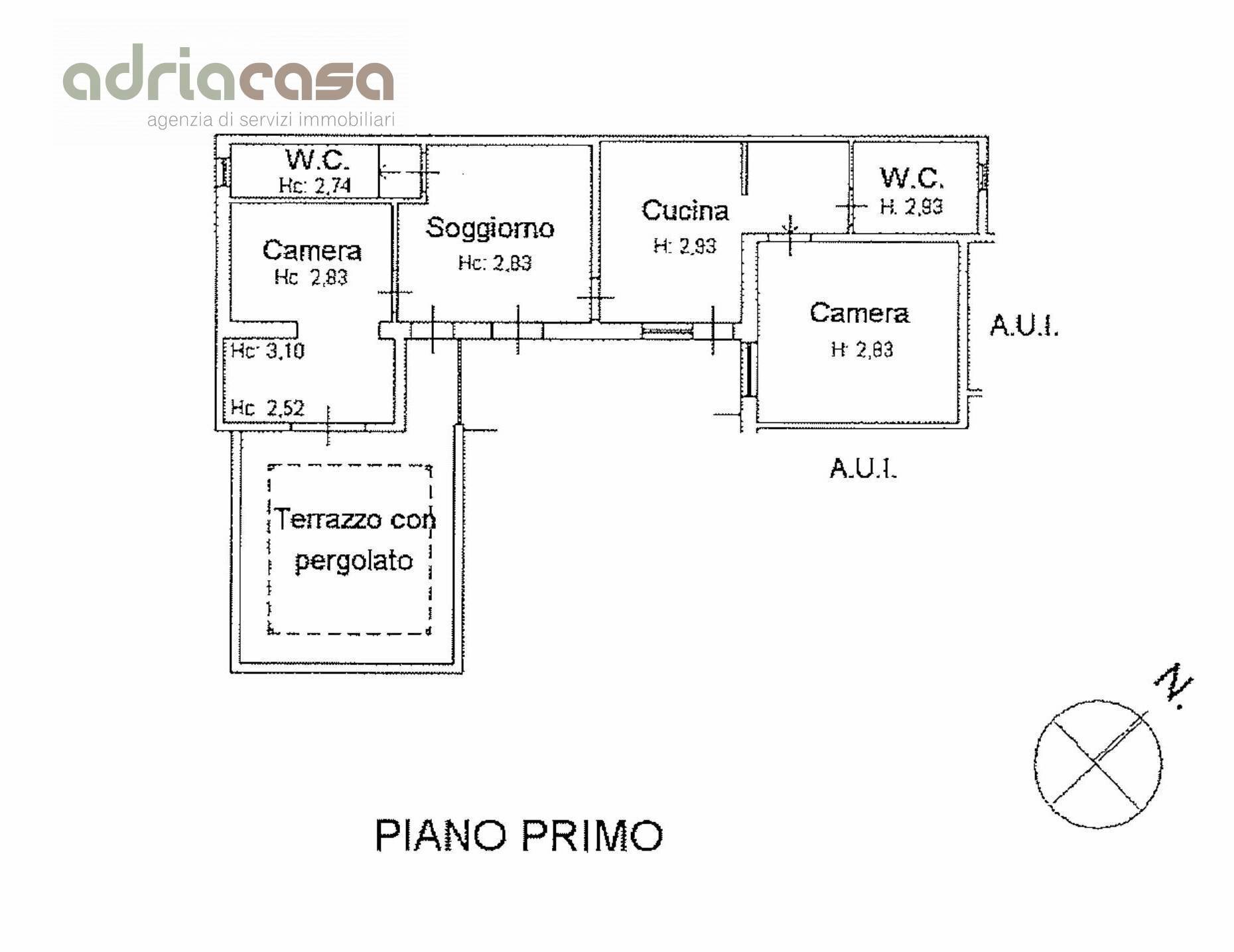 Foto 9 - Four-room apartment via donizetti, Riccione - floor plans 1