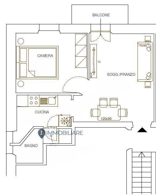 Foto 21 - Trilocale Via Cesare Battisti
 
16, Portovenere - planimetria 1