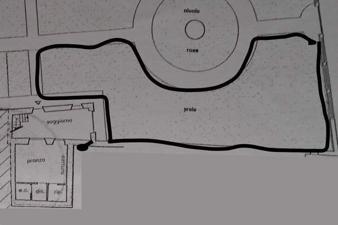 planimetria - Independent house via Villa, Bonate Sotto - floor plans 1