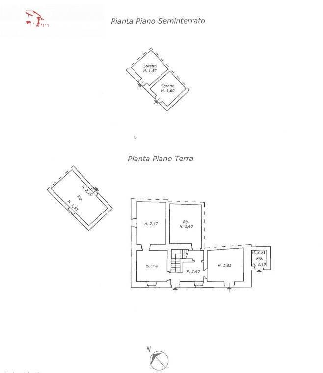 Foto 27 - Rustico via Rincine
 
19, Londa - planimetria 1