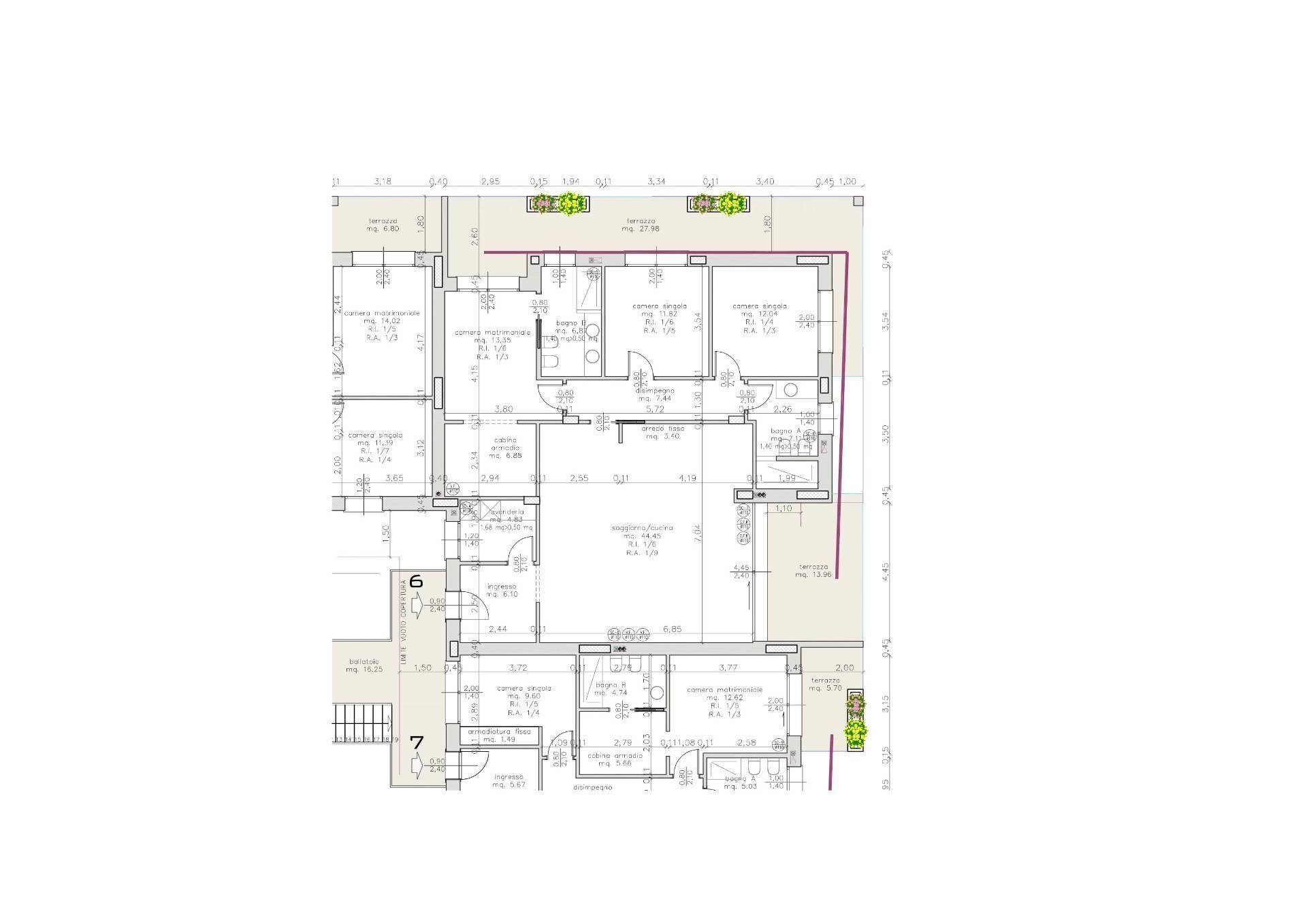 Foto 43 - Quadrilocale Via Don Bepo Vavassori, Valbrembo - planimetria 1