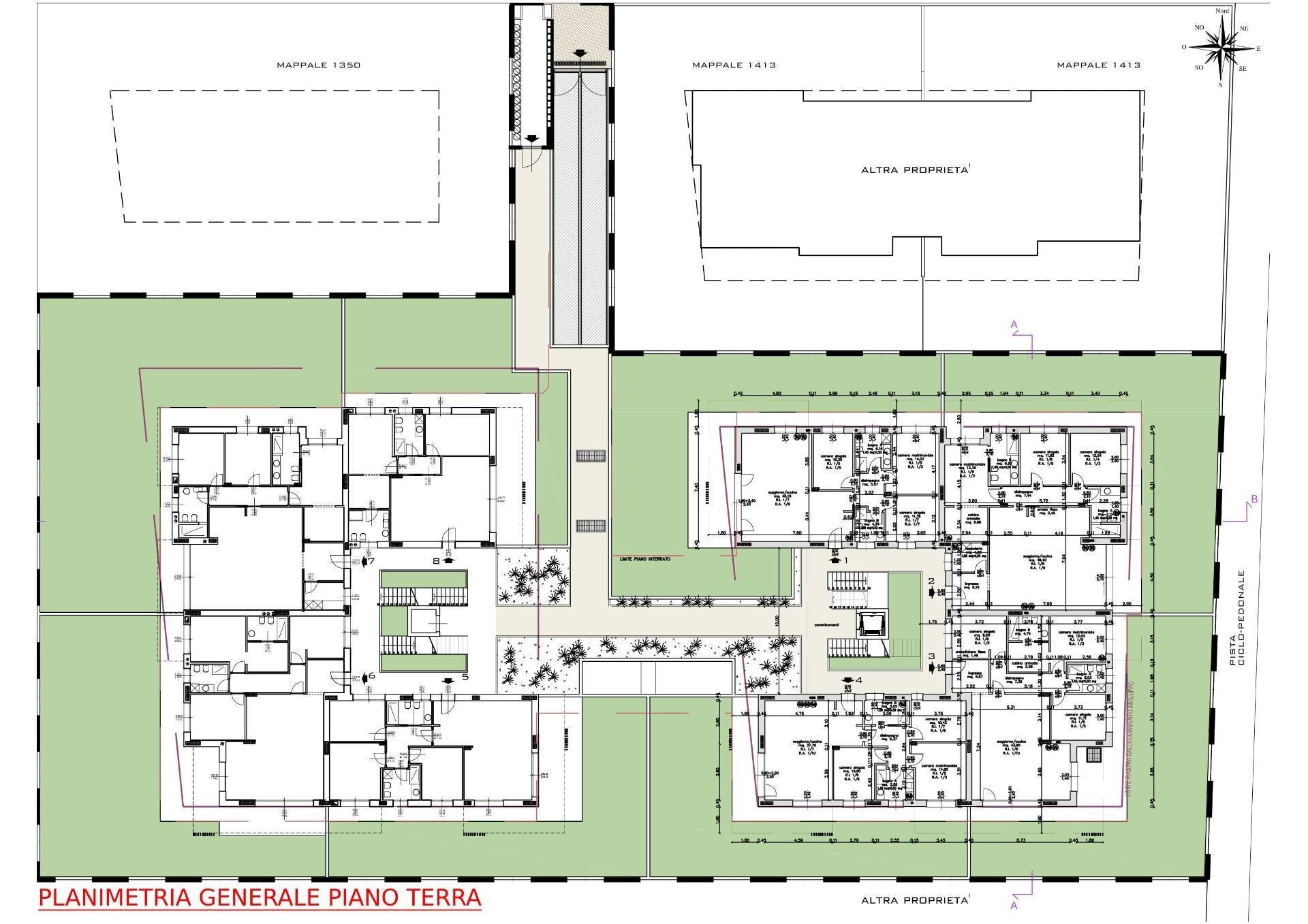 Foto 43 - Quadrilocale Via don Bepo Vavassori, Valbrembo - planimetria 1