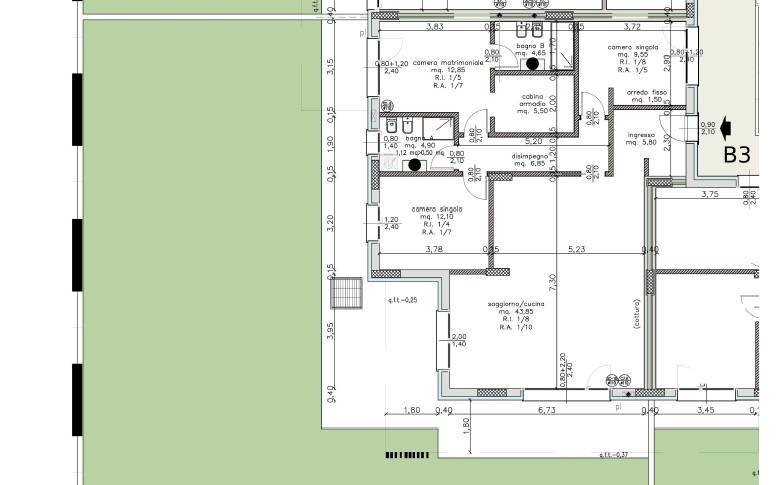 Foto 59 - Quadrilocale Via Don Bepo Vavassori, Valbrembo - planimetria 1