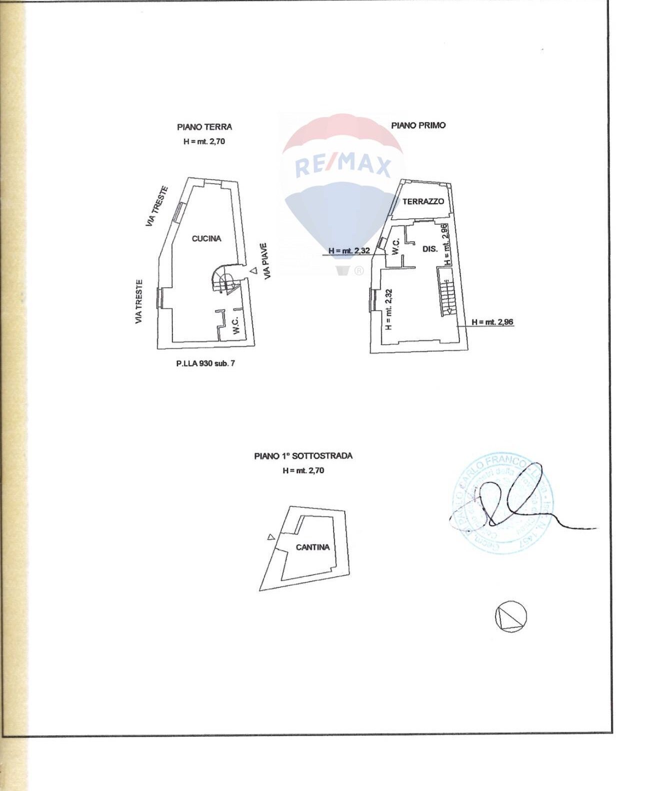 Foto 39 - Semi-detached house via San Francesco Caracciolo
 
35, San Buono - floor plans 1