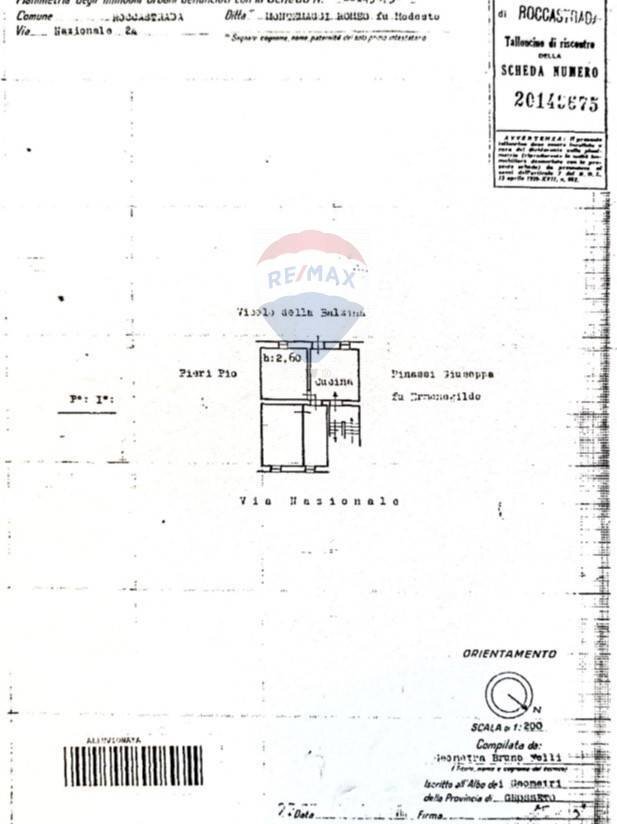 PLANIMETRIA - Quadrilocale VIA NAZIONALE
 
24, Roccastrada - planimetria 1