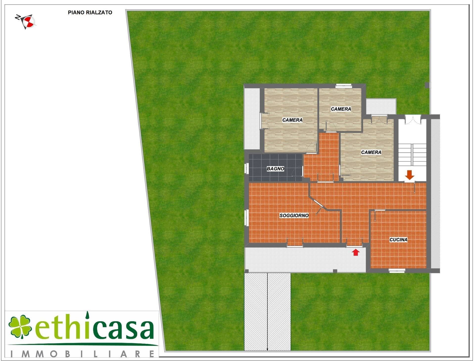 Foto 26 - Villa Via Levate, Osio Sotto - planimetria 1