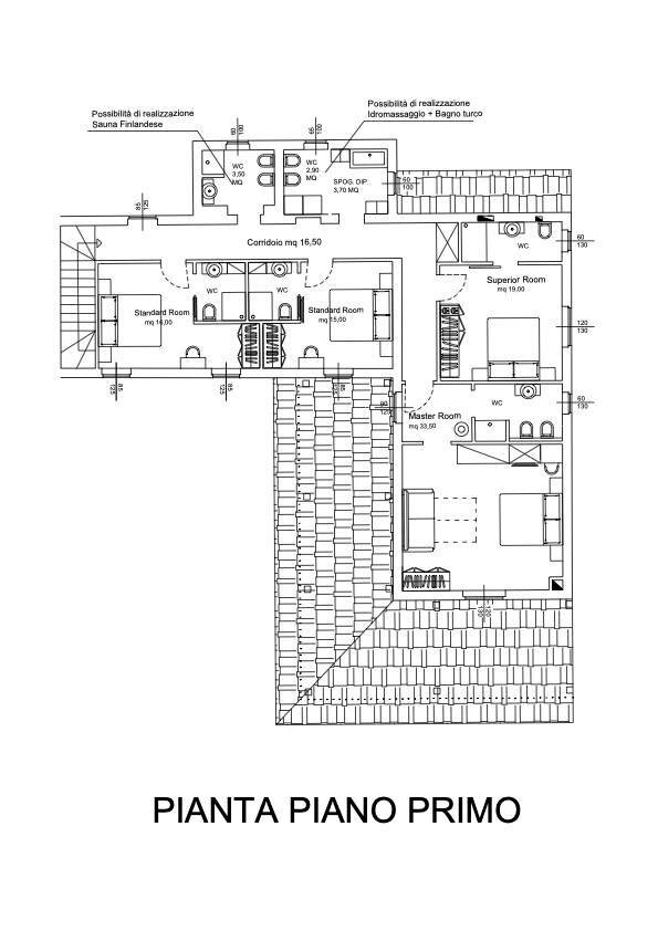 Foto 13 - Villa via di pescaia, Pratovecchio Stia - planimetria 1