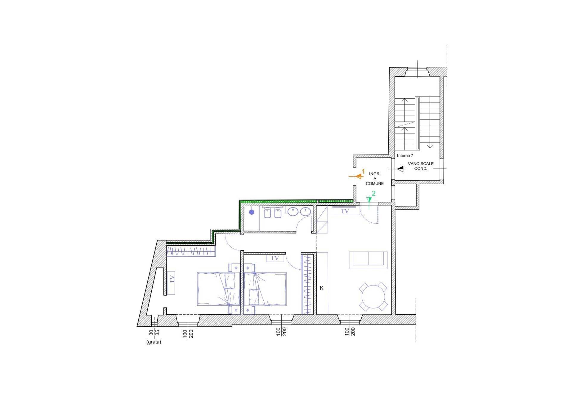 Foto 21 - Three-room apartment Via Degli Artisti
 
20, Firenze - floor plans 1