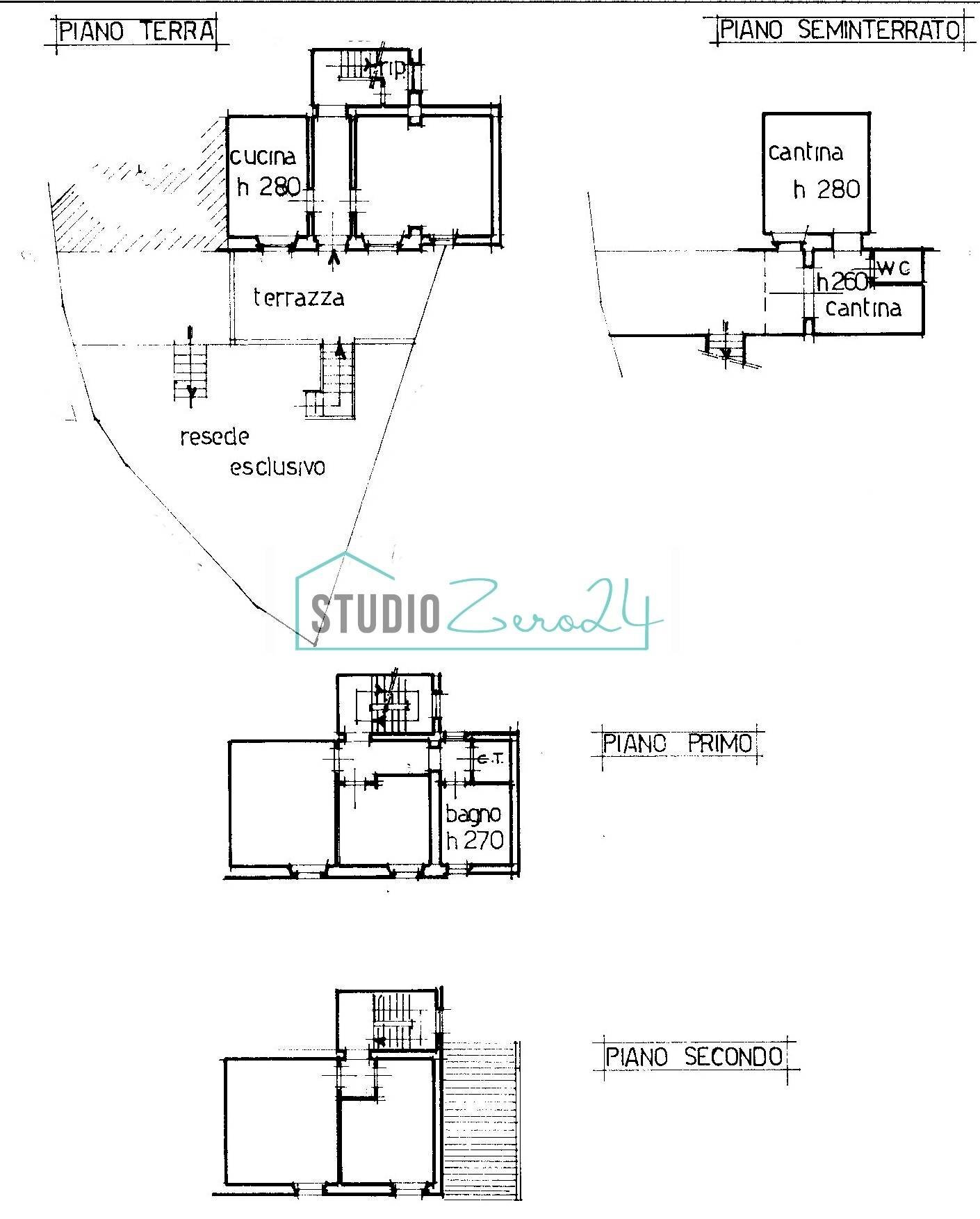 Foto 32 - Casa semi indipendente via rebuto, Pietrasanta - planimetria 1