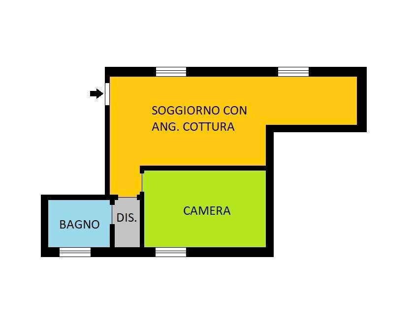 Foto 18 - Two-room apartment Via Emilia Est, Rottofreno - floor plans 1