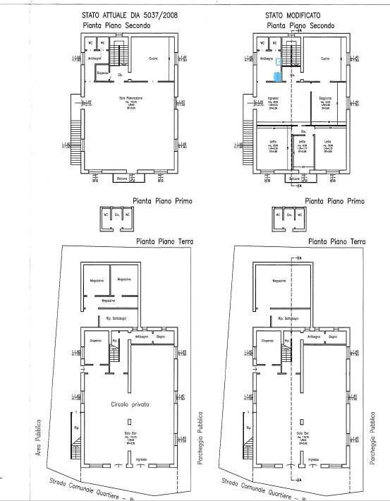 Foto 34 - Villa Via Quartiere, Portomaggiore - floor plans 1