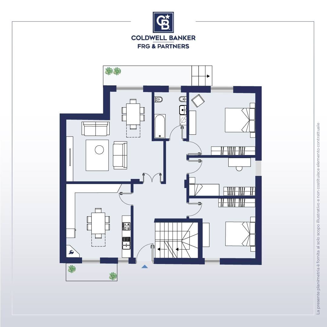 Foto 33 - Casa semi indipendente via Carlo Marx, Caprarola - planimetria 1