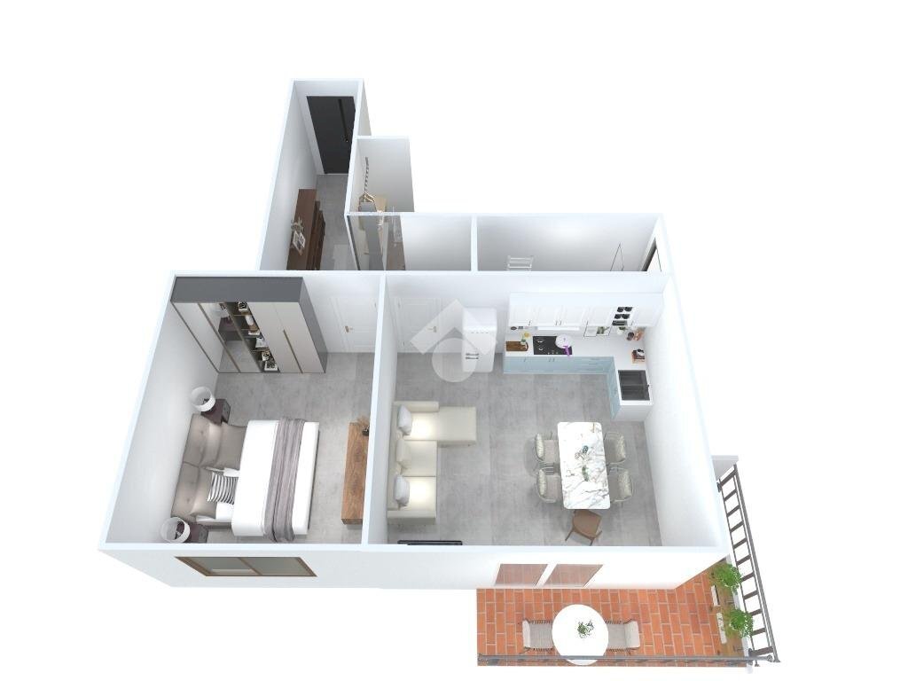 Bilocale Via Mariconi, Albisola Superiore - planimetria 1