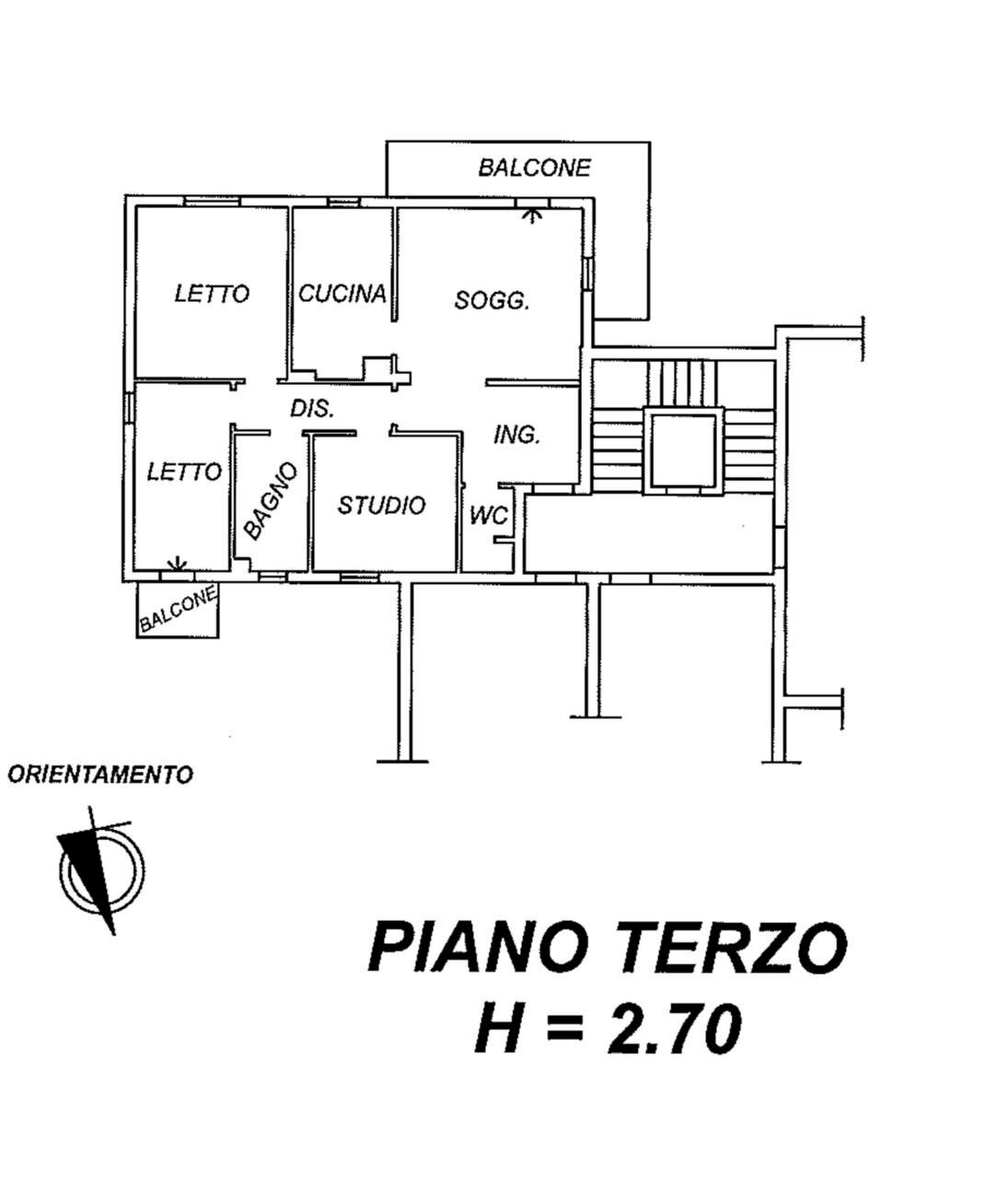 Apartment Vignola - floor plans 1