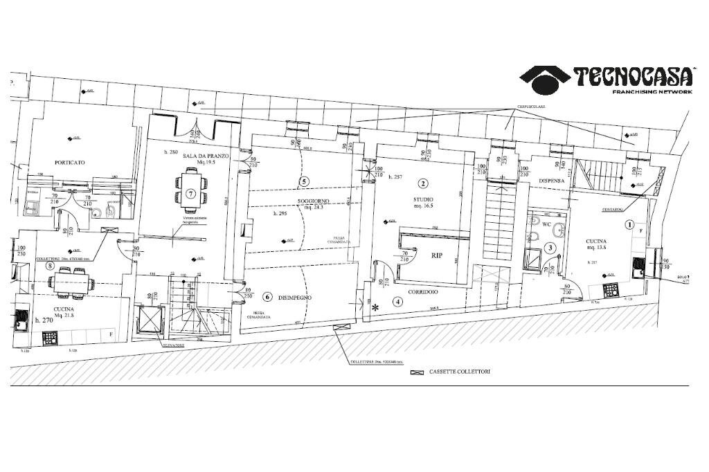 Casa semi indipendente Corso italia, Gassino Torinese - planimetria 1
