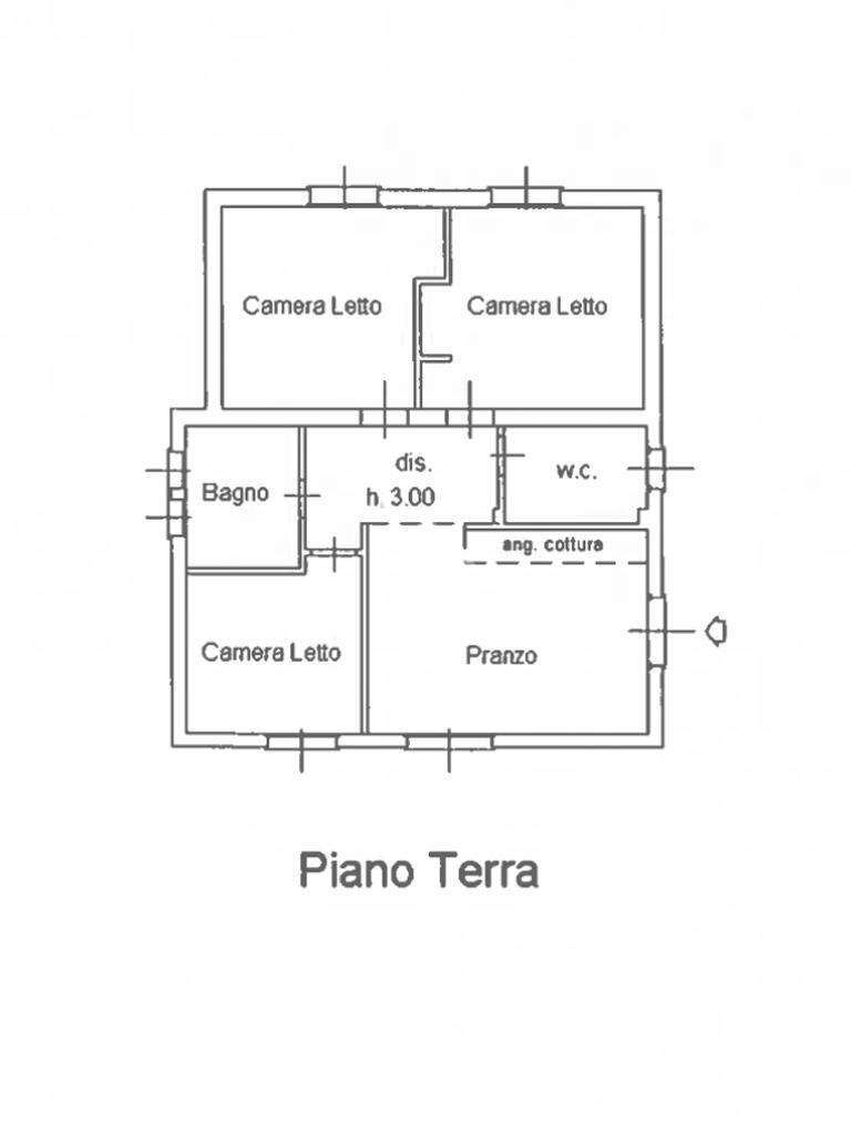 Villa Viale A. Palladio, Cesenatico - planimetria 1