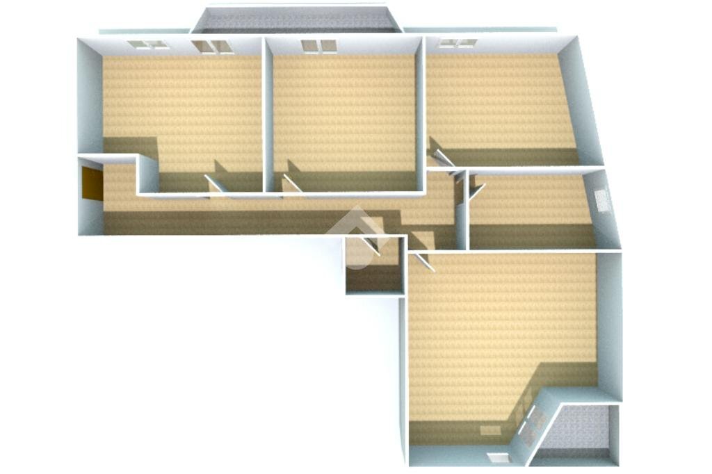 Quadrilocale Via Pio Corsi, Nizza Monferrato - planimetria 1