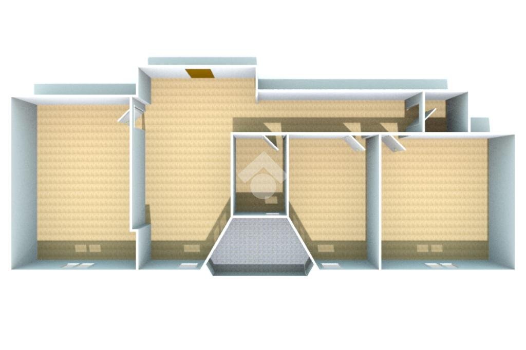 Quadrilocale Via Pio Corsi, Nizza Monferrato - planimetria 1