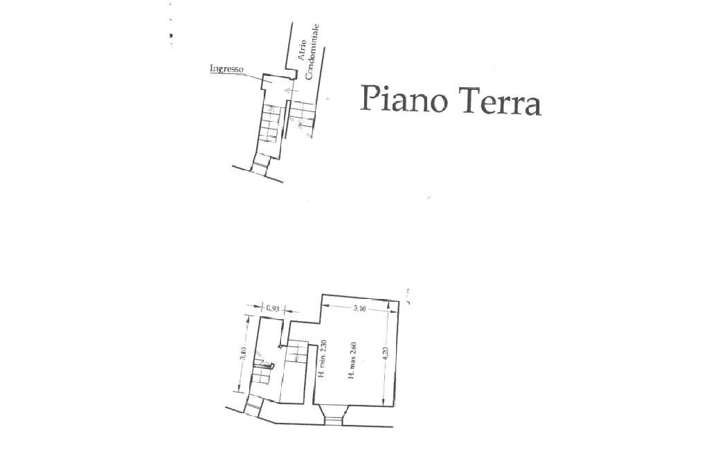 Monolocale Via Piero Schiaffino, Camogli - planimetria 1