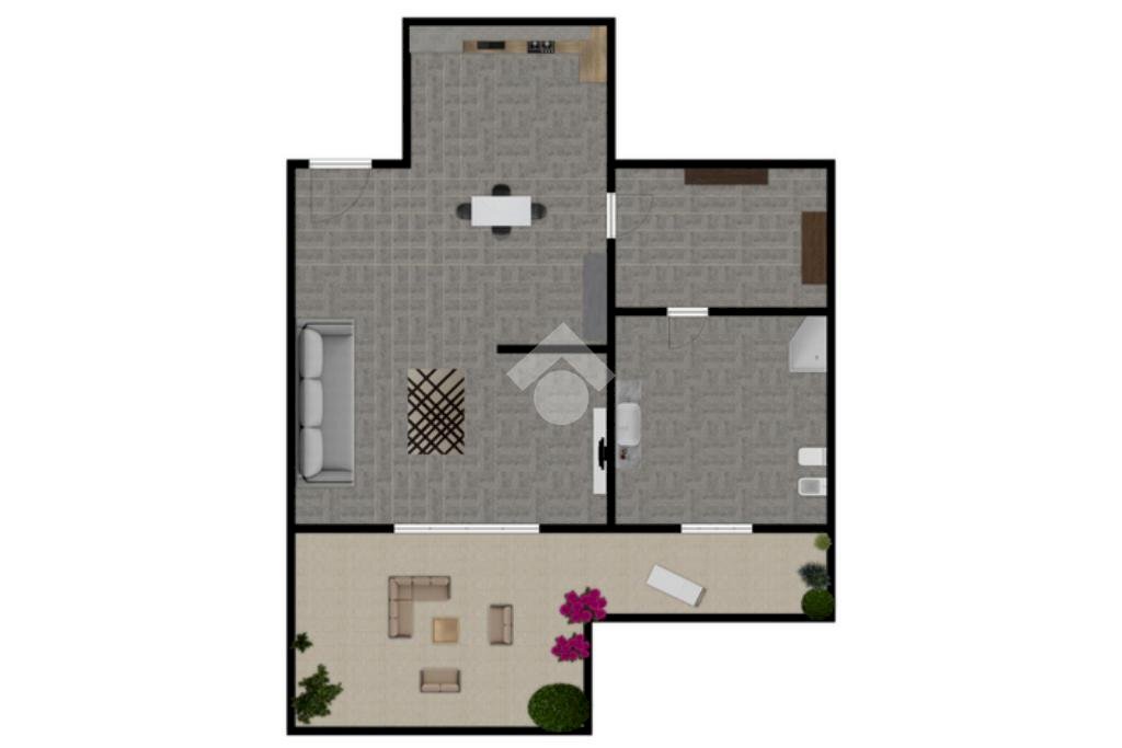 Monolocale Via Pisani Dossi, Corbetta - planimetria 1