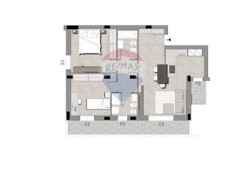 Pianta 2D - Quadrilocale VIA CAPANNINI
 
32, Serra de' Conti - foto 16