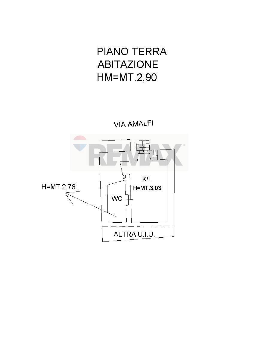 Pianta 2D - Monolocale Via Amalfi
 
12, Vieste - planimetria 1