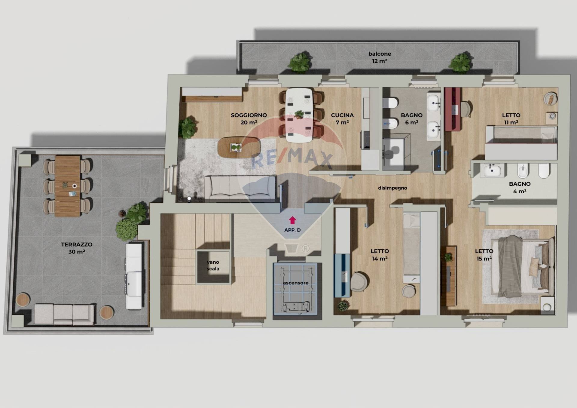 Pianta 2D - Quadrilocale Via Torino
 
25, Legnano - planimetria 1