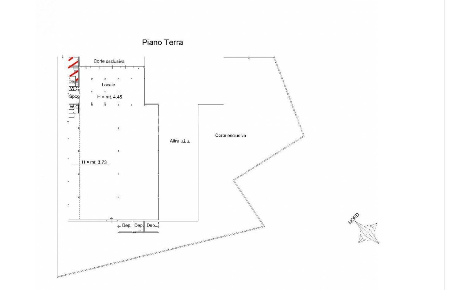 Foto 20 - Locale Commerciale via panoramica
 
29  45, Lanciano - planimetria 1