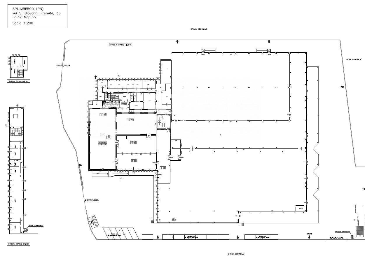 Foto 22 - Capannone via Udine, Spilimbergo - planimetria 1