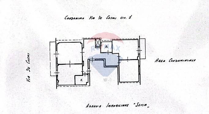 Pianta 2D - Four-room apartment Via Marchese Di Villabianca
 
111, Palermo - floor plans 1