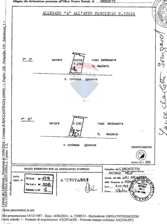 PLANIMETRIA - Casa indipendente VIA CONTESSA GIOVANNI
 
3, Roccastrada - planimetria 1