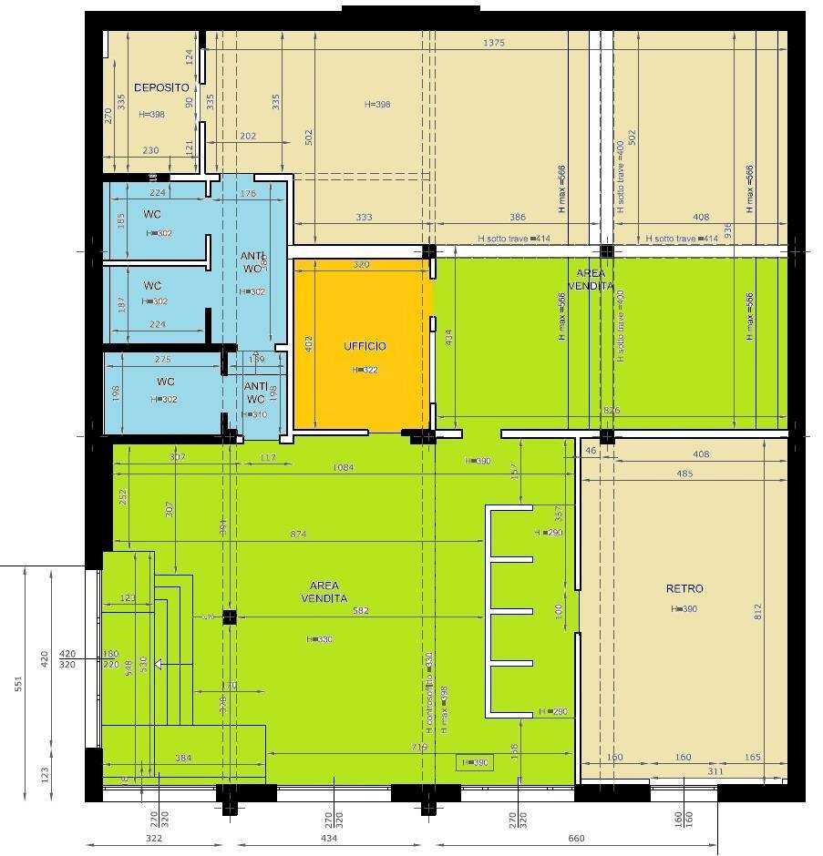 Foto 16 - Shop Via Manfredi, Piacenza - floor plans 1