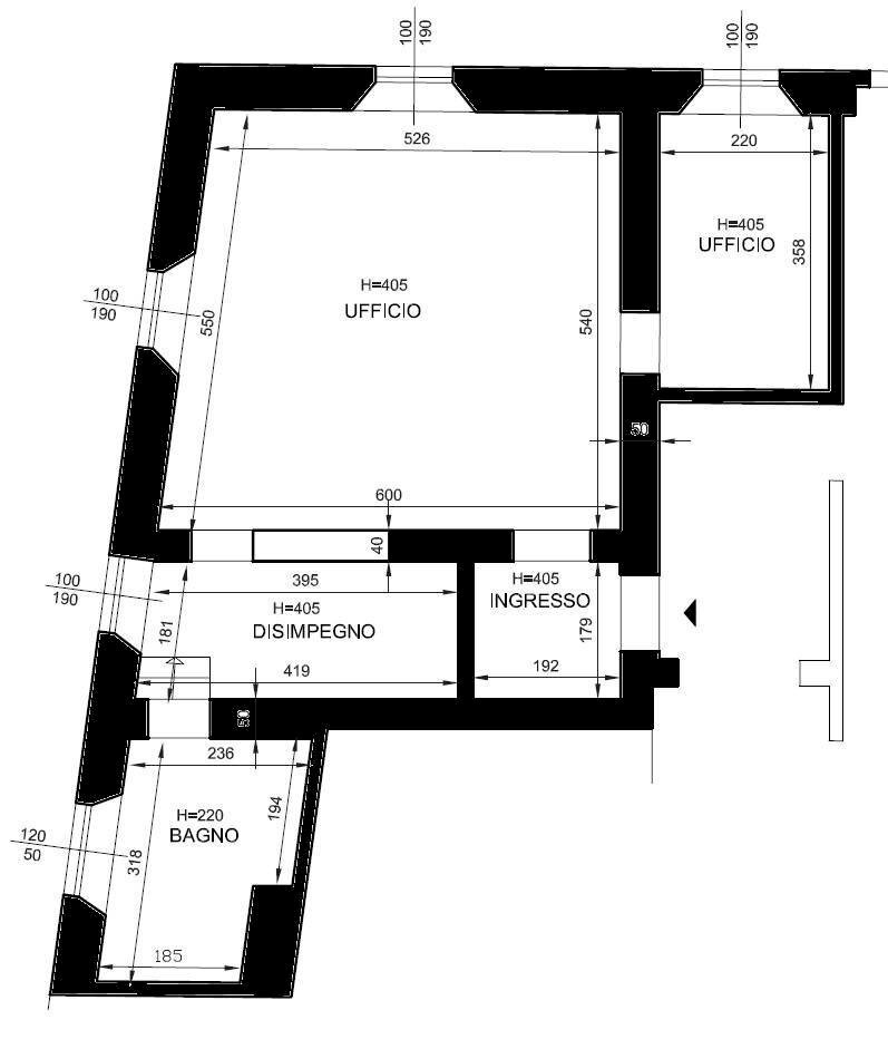 Foto 9 - Ufficio Stradone Farnese, Piacenza - planimetria 1