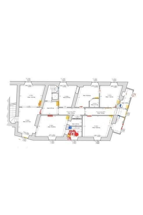 Attic piazza Barberini, 2, Roma (neighborhood Centro Storico) - floor plans 1