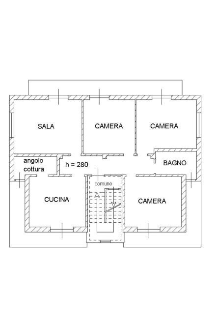 Appartamento strada dei Pignolli, 13, Mondovì - planimetria 1