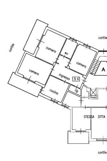 Four-room apartment strada Torino, 73, Moncalieri - floor plans 1