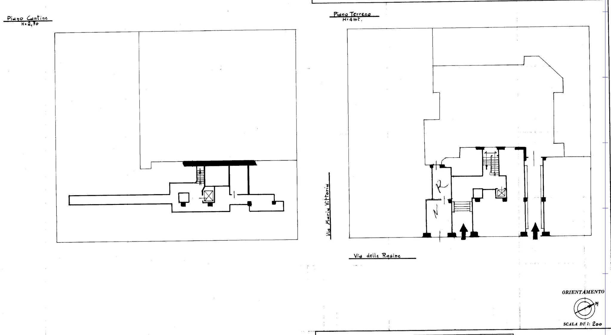 Shop via delle Rosine, 8, Torino (neighborhood Centro) - floor plans 1
