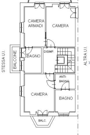 Villa corso Giovanni Lanza, Torino - planimetria 1