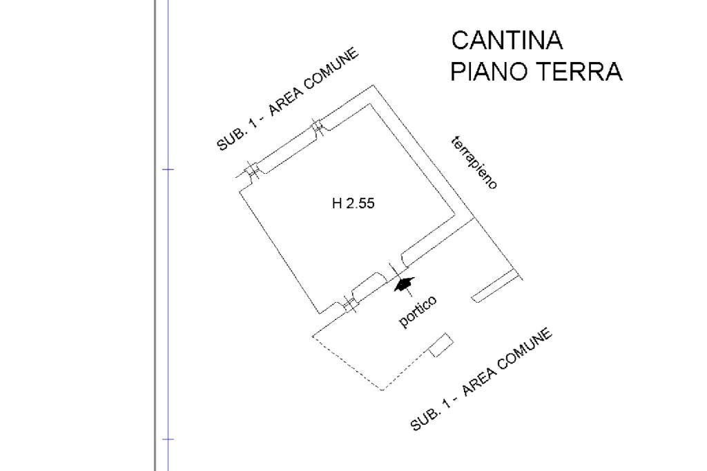 Casa semi indipendente Località Fregaiasse, Montoggio - planimetria 1