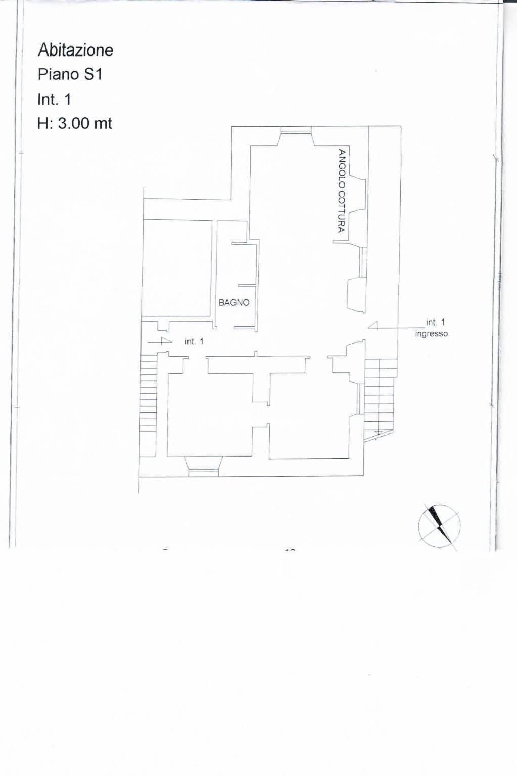 Three-room apartment via Antonio Serra, 24, Roma - floor plans 1