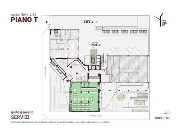 Negozio corso Novara 96., Torino (zona Aurora) - planimetria 1