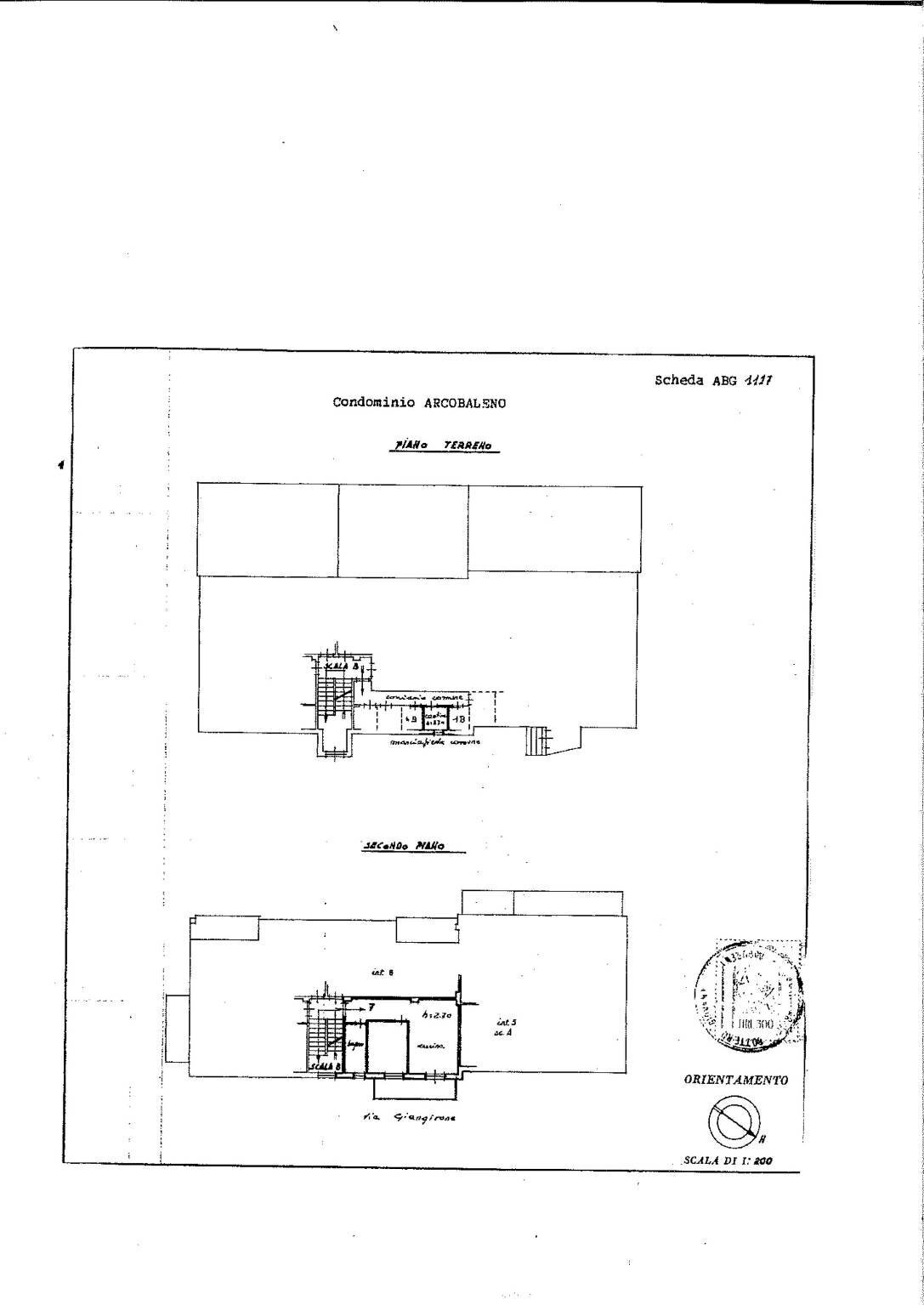 Bilocale via Giangirone, 27, Roburent - planimetria 1