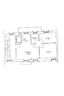 Three-room apartment via Fontana, 24, Dogliani - floor plans 1